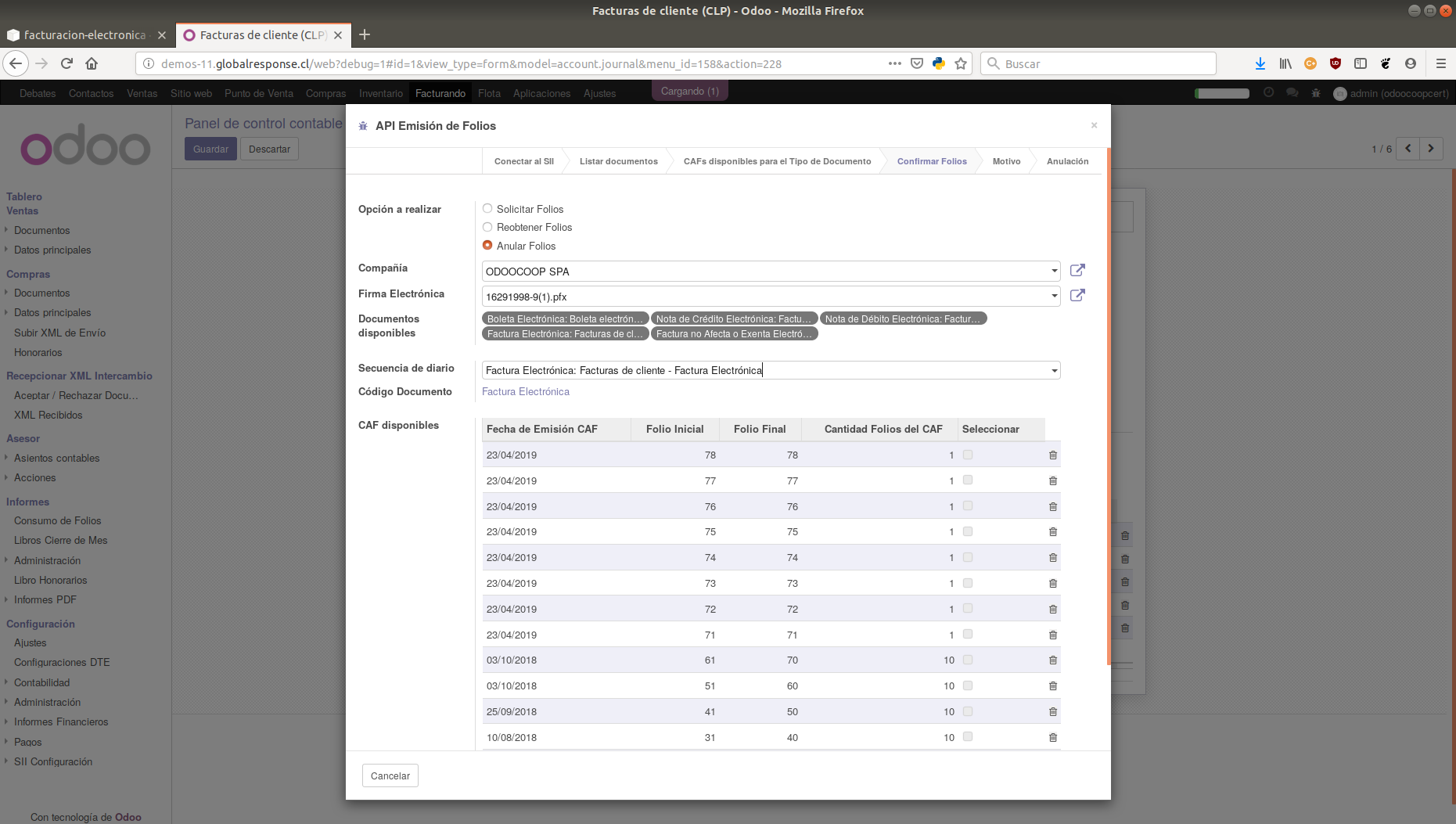 Imagen de Odoo y bloque de texto